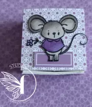 Tampons transparents A6 - la petite souris est passée