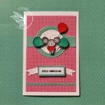 Tampons transparents A6 - la petite souris est passée