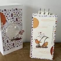 Tampons transparents A6 - marrons