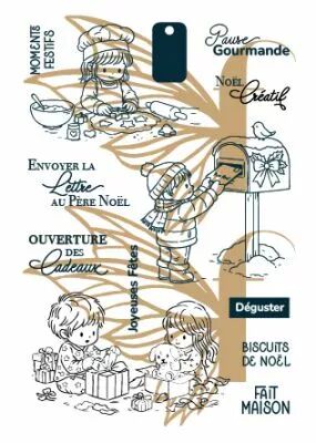 Tampons transparents A6 - Ouverture des cadeaux