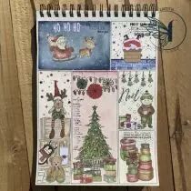 Tampons transparents A6 - pere noel