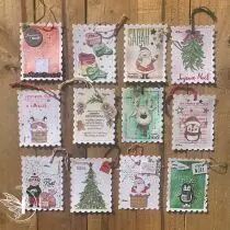 Tampons transparents A6 - pere noel