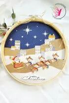 Tampons transparents A6 - pere noel