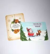 Tampons transparents A6 - pere noel