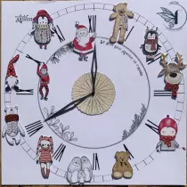 Tampons transparents A6 - pere noel