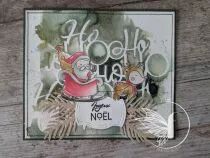 Tampons transparents A6 - pere noel