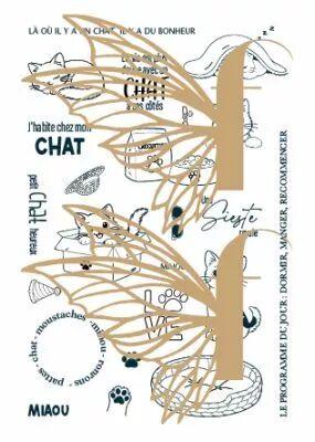 Tampons transparents A6 - petit chat heureux 