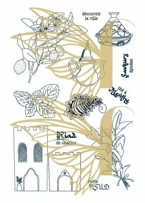 Tampons transparents A6 - riad