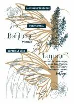 Tampons transparents A6 - roseaux