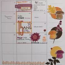 Tampons transparents A6 - vendange