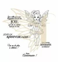 Tampons transparents A7 - F&eacute;e des cartes d\'anniversaire