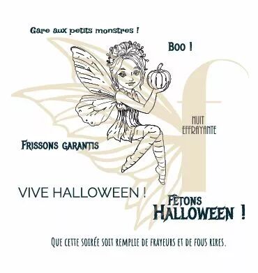 Tampons transparents A7 - F�e des cartes d\'halloween