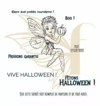 Tampons transparents A7 - F&eacute;e des cartes d\'halloween
