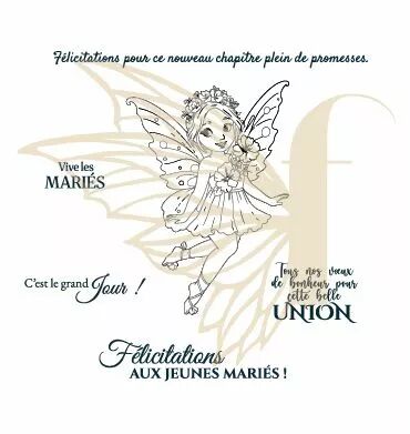 Tampons transparents A7 - F�e des cartes de mariage