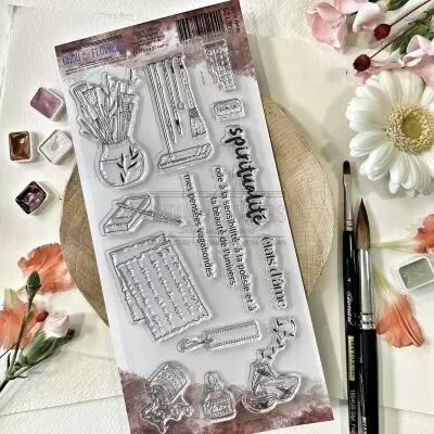Fleurs Scrapbooking Tampons Fleurs Juin Roses - Transparents & Réutilisables - Pour Scrapbooking Tampon Animaux