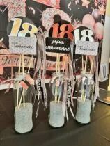 TAMPONS TRANSPARENTS DL CARTERIE ANNIVERSAIRE