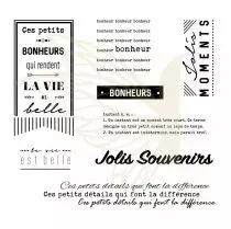 TAMPONS TRANSPARENTS ETIQUETTES LES ESSENTIELS