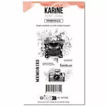 Tampons transparents Machine &agrave; &eacute;crire & Co