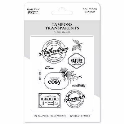 Tampons transparents PETITE DOSE DE BONHEUR