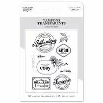 Tampons transparents PETITE DOSE DE BONHEUR