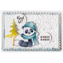 Tampons transparents snow panda