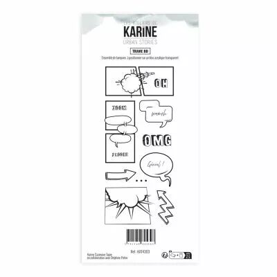 Tampons transparents Trame BD Urban Stories