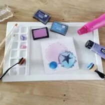 Tapis Mixed Media 44x28cm