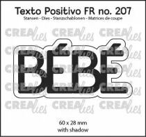 Texto Positivo Matrice de coupe no. 207, B&Eacute;B&Eacute;