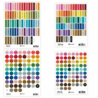 Tim Holtz Distress Label Assortment Sheets