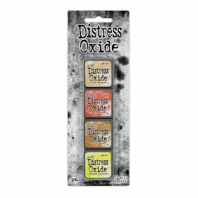 Tim Holtz Distress Mini Oxide Ink Pads 4/Pkg - orange 