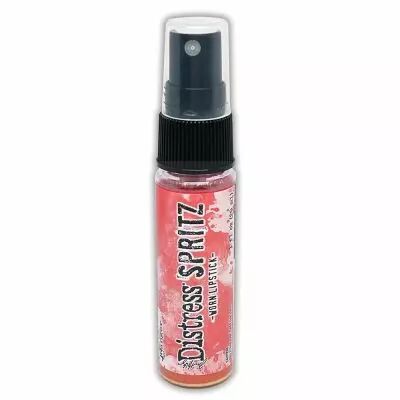 Tim Holtz Distress Spritz 1oz Bottle worn lipstick