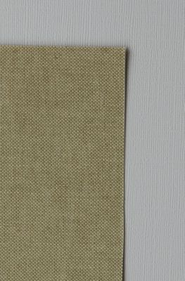 Toile coton adhsive 300x300 mm beige et lin
