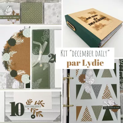 TUTO ALBUM DECEMBER DAILY 2025 PAR LYDIE