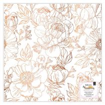 Vellum W/Copper Foil- Beautiful Things Specialty Paper 12\ X12\ 