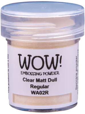 WA02 Clear Matt Dull - Jar Size:15ml Jar