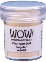 WA02 Clear Matt Dull - Jar Size:15ml Jar