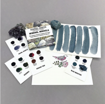 Watercolour mineral marvels dot card - 36