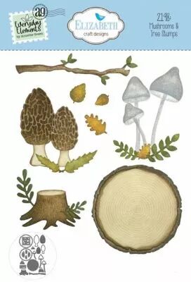 Whispers of Nature Dies Mushrooms & Tree Stumps