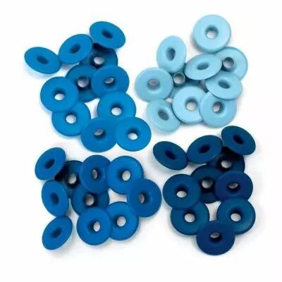 WIDE EYELETS ALUMINIUM BLUE