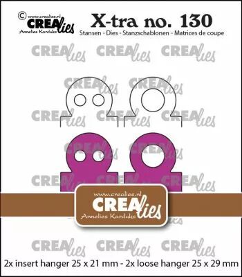 X-tra dies no. 130, Haning holes (2x as separate die + 2x as insert die)