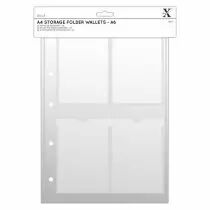 Portefeuilles De Rangement A4 Avec Poches A5 - Lot De 5 - Pour Gaufrage, Scrapbooking, Organisation Documents